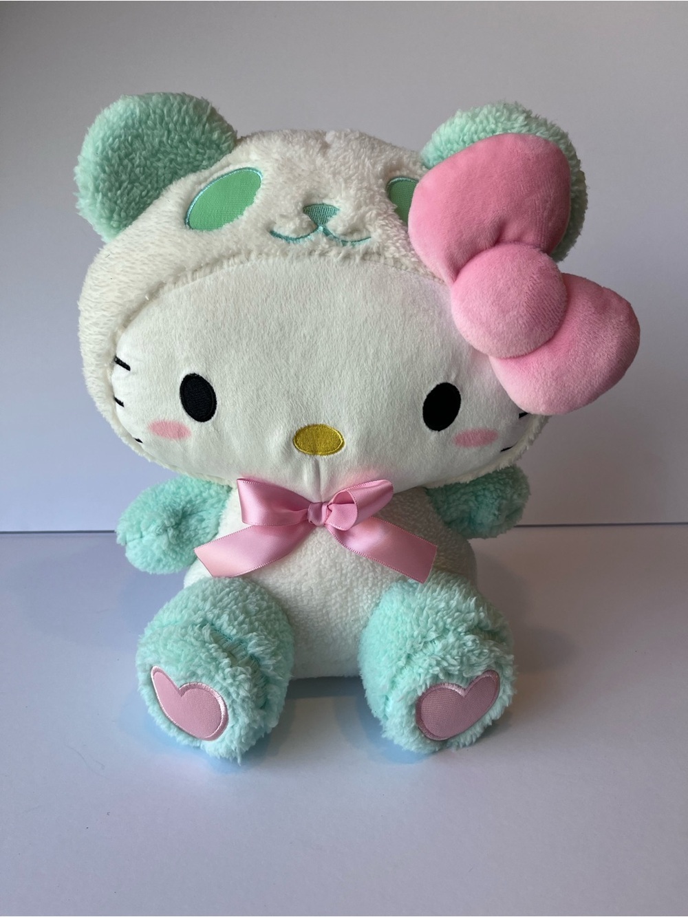 NWT Hello Kitty By Sanrio Costume Panda 11 Inch Plush